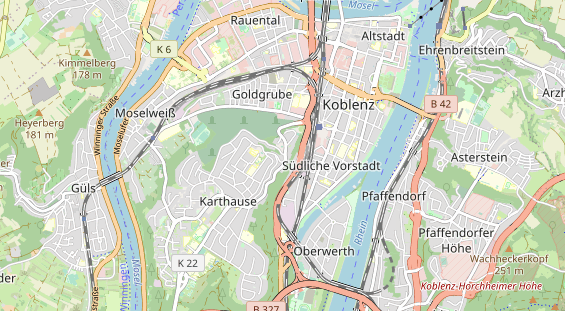 Monteurzimmer auf Karte