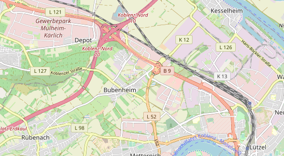 Monteurzimmer auf Karte