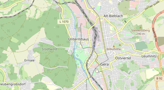 Monteurzimmer auf Karte