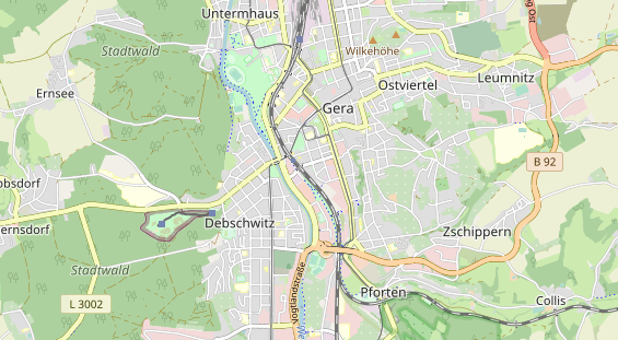 Monteurzimmer auf Karte