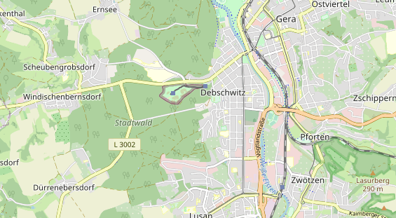 Monteurzimmer auf Karte