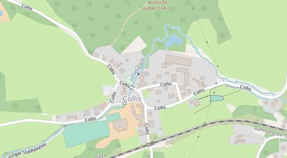 Monteurzimmer auf Satellitenbild