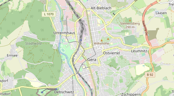 Monteurzimmer auf Karte