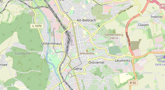 Monteurzimmer auf Karte