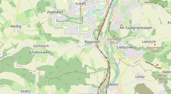 Monteurzimmer auf Karte