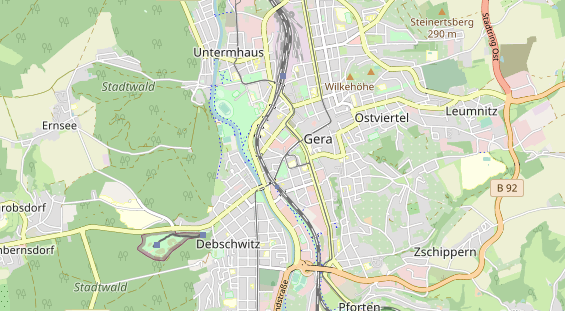 Monteurzimmer auf Karte