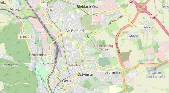 Monteurzimmer auf Karte