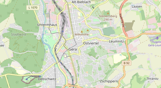 Monteurzimmer auf Karte