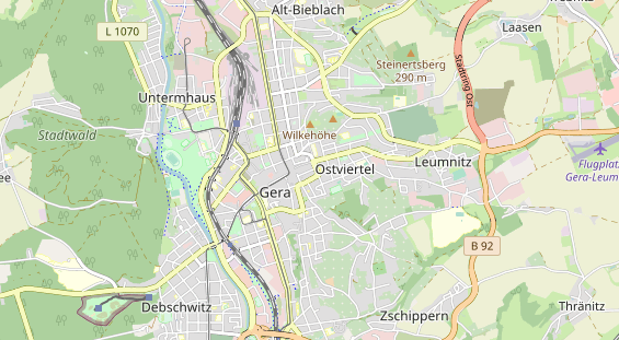 Monteurzimmer auf Karte