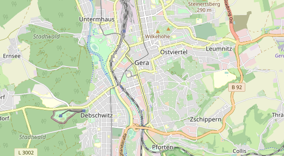 Monteurzimmer auf Karte