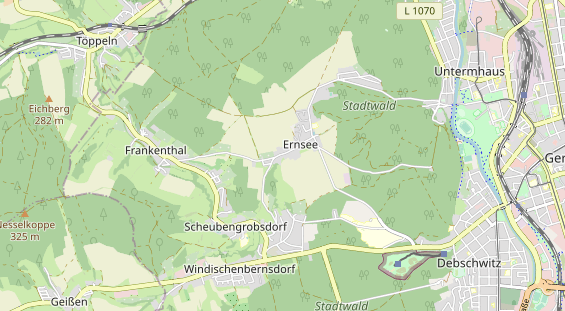 Monteurzimmer auf Karte