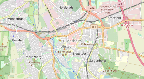 Monteurzimmer auf Karte