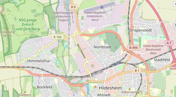 Monteurzimmer auf Karte