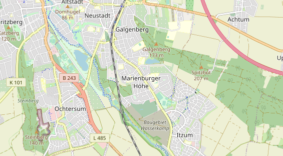 Monteurzimmer auf Karte