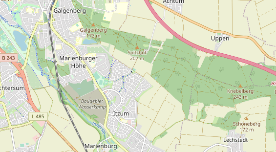 Monteurzimmer auf Karte