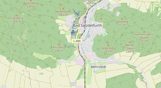 Monteurzimmer auf Karte