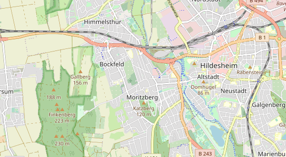 Monteurzimmer auf Karte