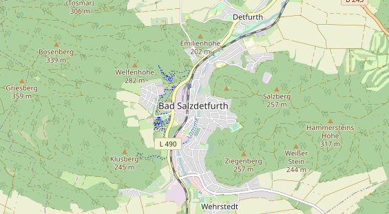 Monteurzimmer auf Karte