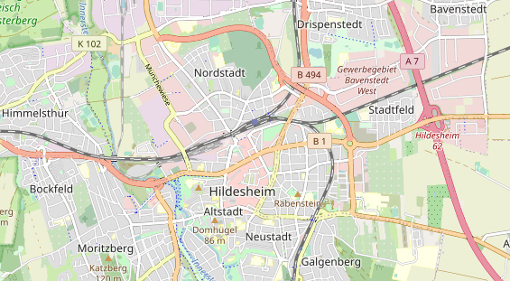 Monteurzimmer auf Karte