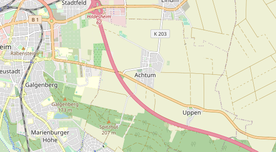 Monteurzimmer auf Karte