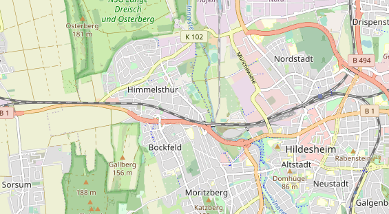 Monteurzimmer auf Karte