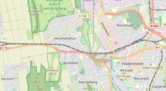 Monteurzimmer auf Karte
