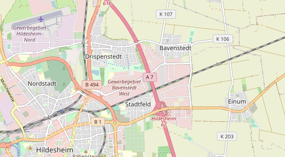 Monteurzimmer auf Karte