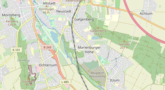 Monteurzimmer auf Karte