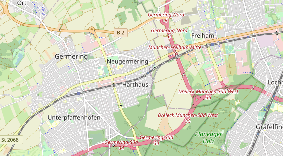 Monteurzimmer auf Karte