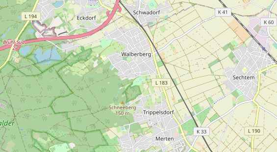 Monteurzimmer auf Karte