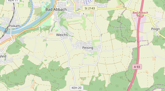 Monteurzimmer auf Karte