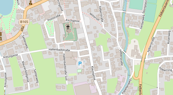 Monteurzimmer auf Satellitenbild