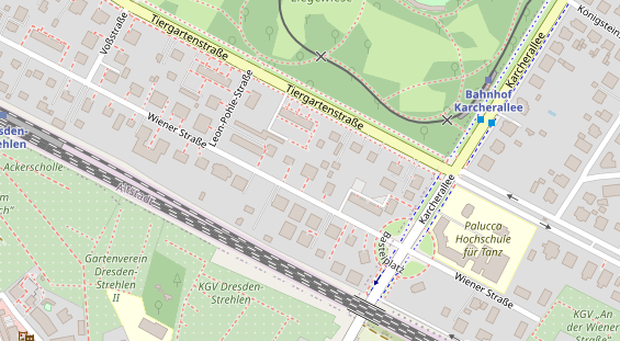 Monteurzimmer auf Satellitenbild