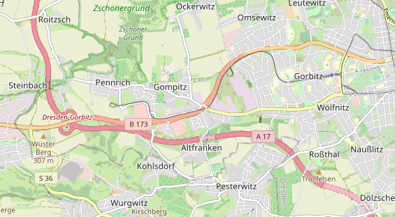 Monteurzimmer auf Karte