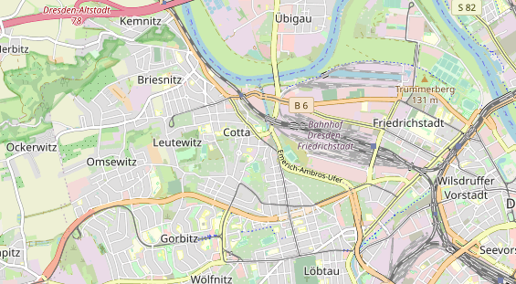 Monteurzimmer auf Karte