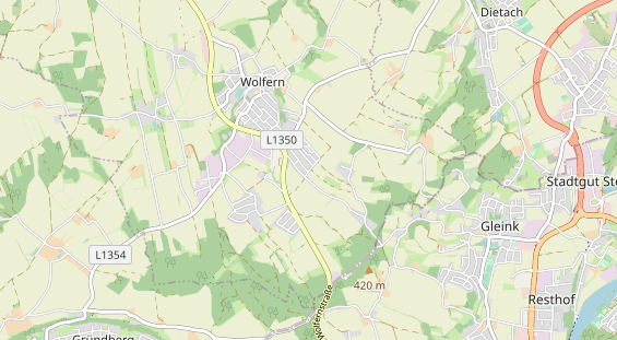 Monteurzimmer auf Karte