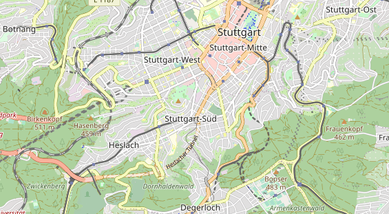 Monteurzimmer auf Karte