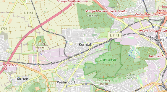 Monteurzimmer auf Karte