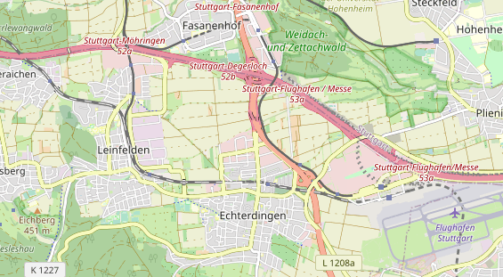 Monteurzimmer auf Karte