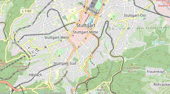 Monteurzimmer auf Karte