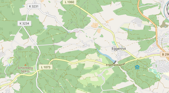 Monteurzimmer auf Karte