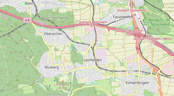 Monteurzimmer auf Karte