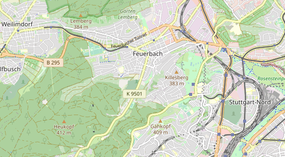 Monteurzimmer auf Karte