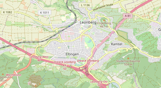 Monteurzimmer auf Karte