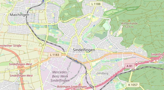 Monteurzimmer auf Karte