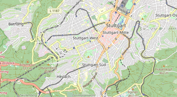 Monteurzimmer auf Karte