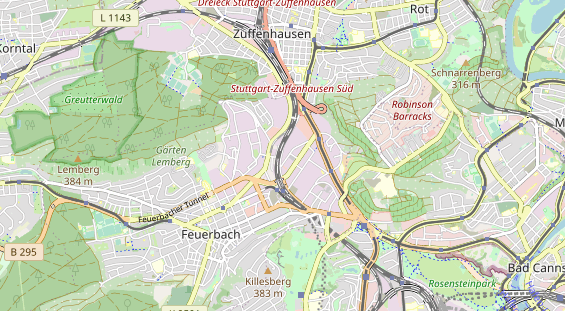 Monteurzimmer auf Karte