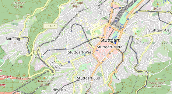 Monteurzimmer auf Karte