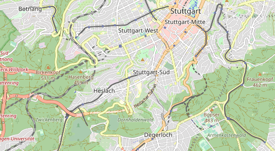 Monteurzimmer auf Karte
