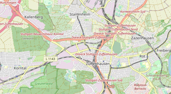 Monteurzimmer auf Karte